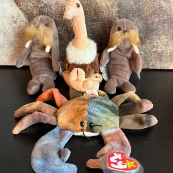 Beanie Babies 4 Total - Picture 1 of 10